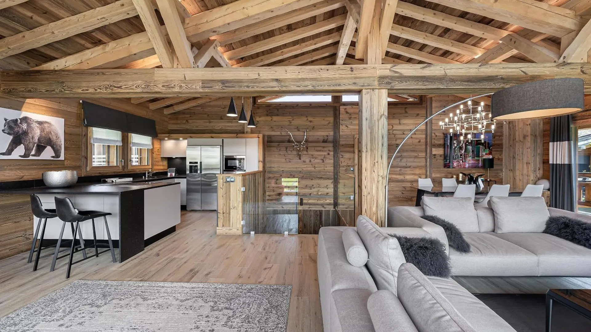 Chalet Le Chardon Bleu Межев Франция