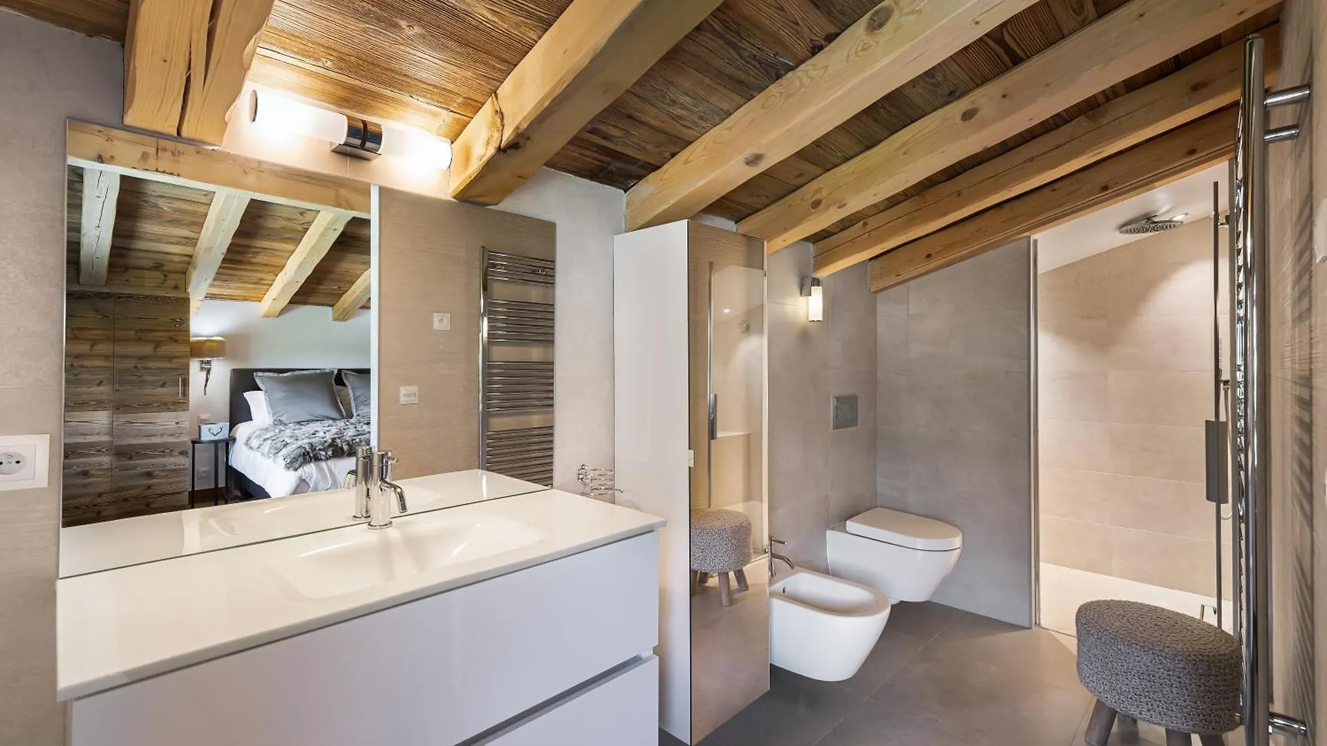 Chalet Le Chardon Bleu Межев Франция